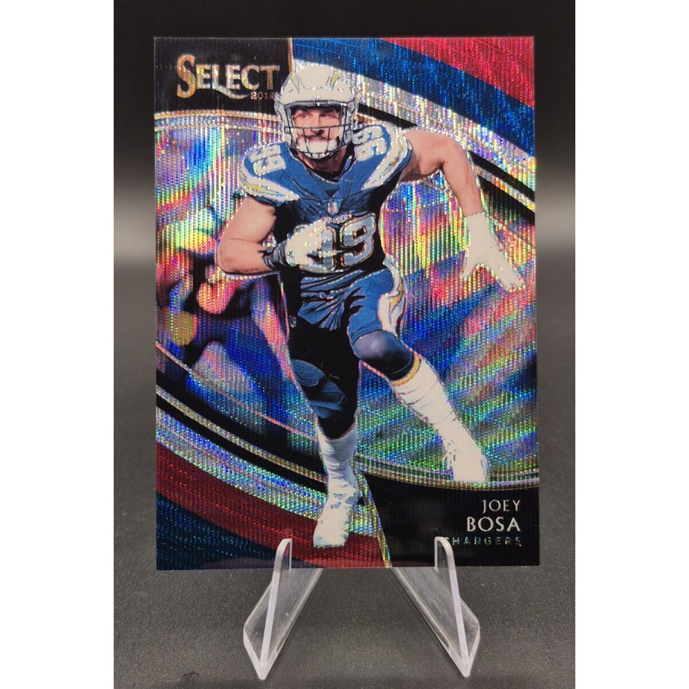 2018 Panini Select Joey Bosa #255 Field Level Tri Color Prizm /99 Chargers SP